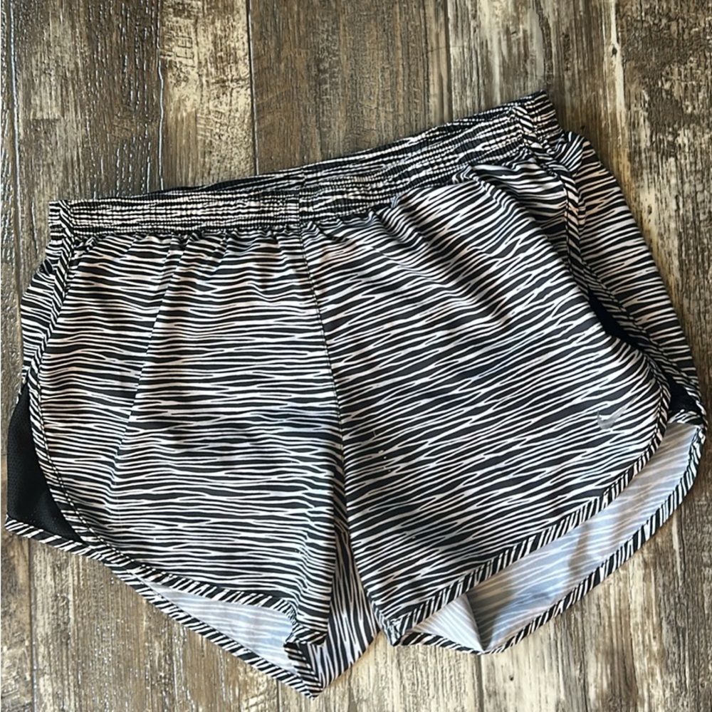 Nike Black and White Athletic Shorts